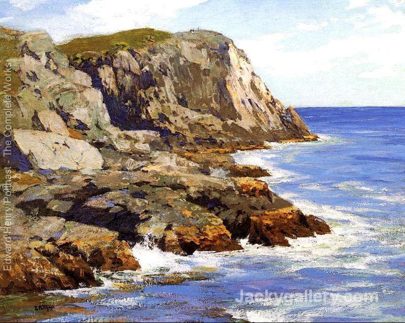 Monhegan by Edward Henry Potthast paintings reproduction - Click Image to Close